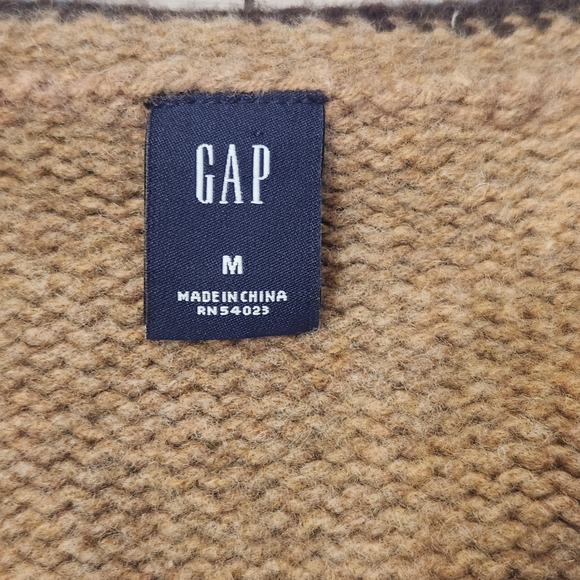 Women's Multicolor Knit Cardigan Sweater Button Closure, Cottage Core. Cozy Nook - Picture 2 of 7